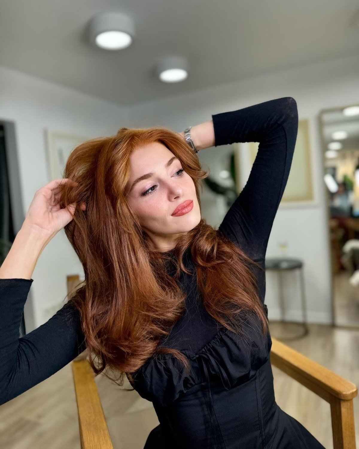 Hande Ercels Red Haired Image Controversial Posts and Social Media Reactions