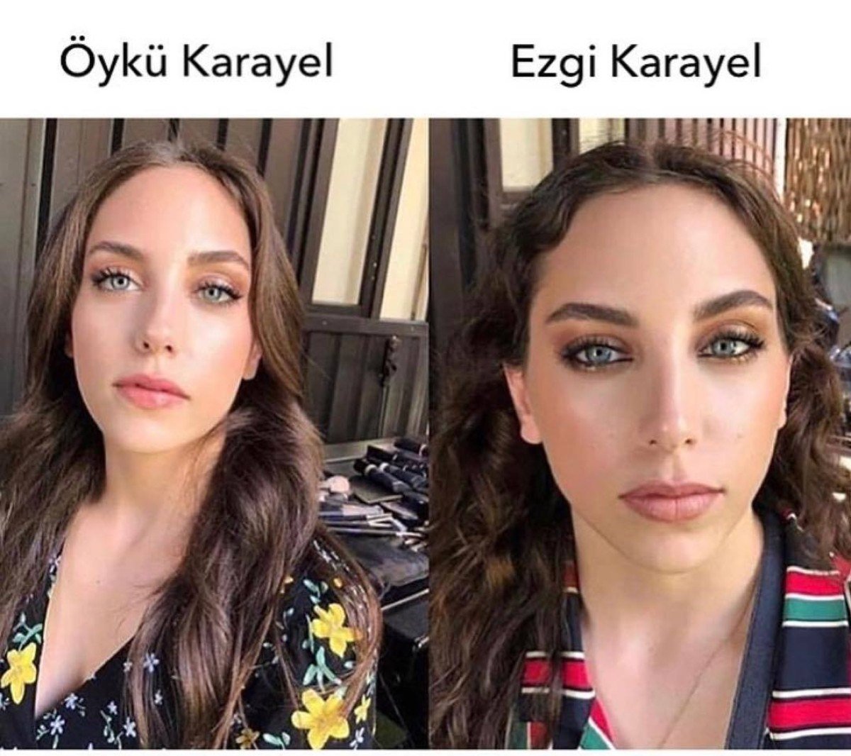 Öykü Karayel’in ikiz kız kardeşiyle karşılaşanlar benzerlikleri karşısında şaşkına dönüyor