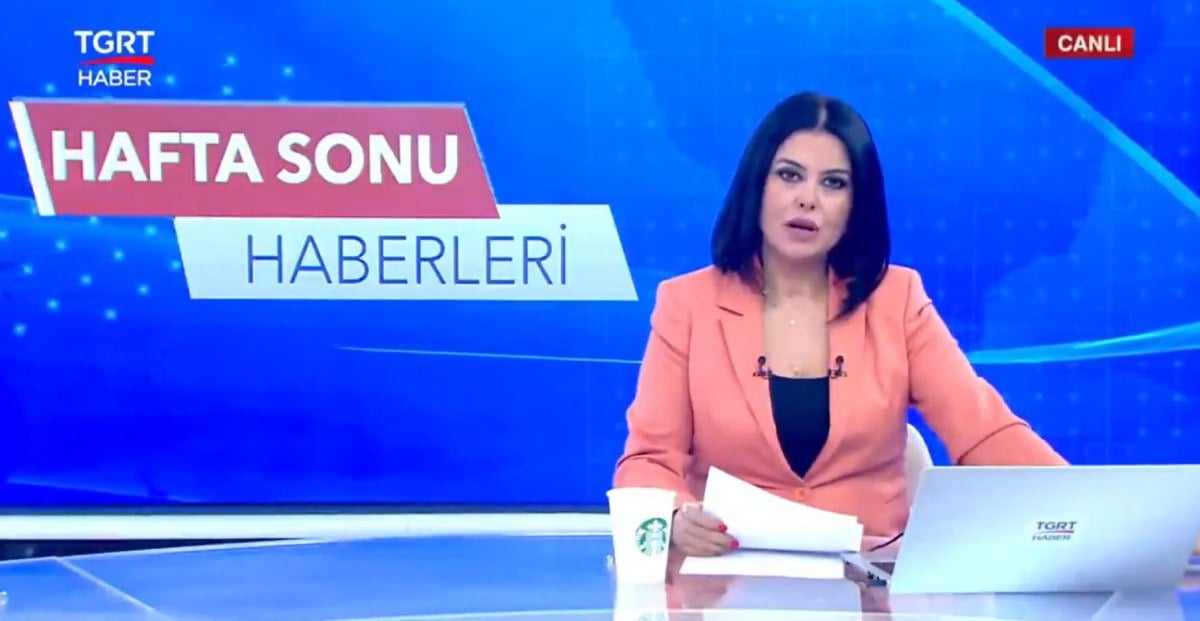 TGRT Haber sunucusu Meltem Günay, Starbucks kupasıyla canlı yayına çıktığı için kovuldu