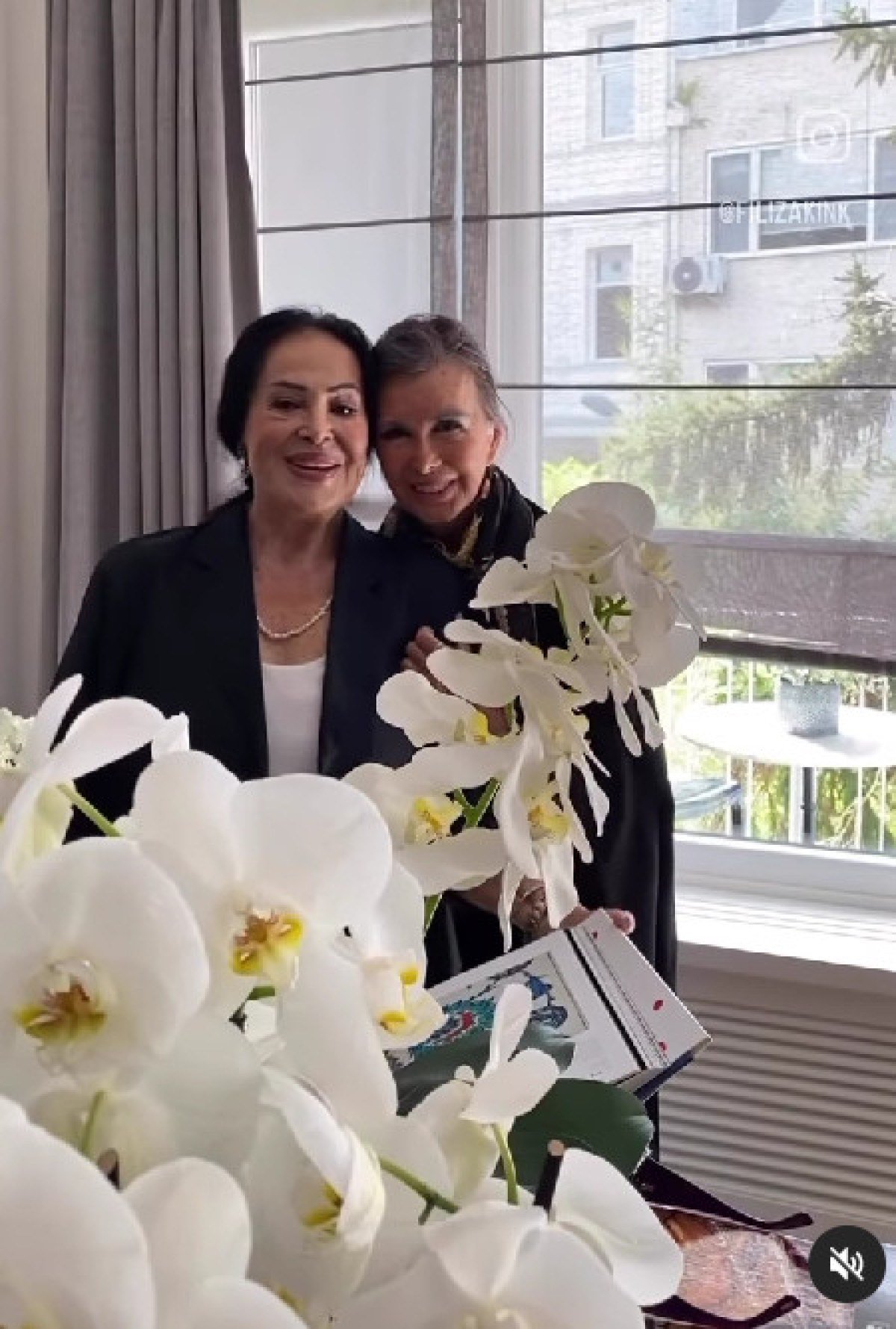 Yeşilçam’ın ünlü isimleri buluştu: Filiz Akın, Türkan Şoray’ı evinde ziyaret etti!