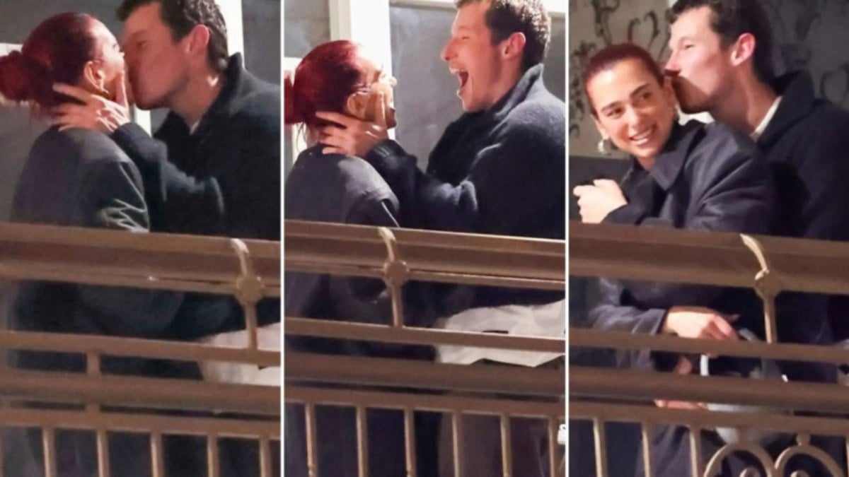 Dua Lipa dudak dudağa öpüşürken yakalandı